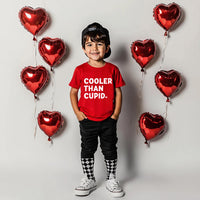 Cooler Than Cupid Shirt, Funny Valentine Kids Tee, Boys Valentine’s Day Shirt