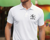Custom Monogram Golf Polo for Men and Women – Personalized Embroidered Polo Shirt with Initials (Women)