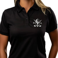 Custom Monogram Golf Polo for Men and Women – Personalized Embroidered Polo Shirt with Initials(Adult)
