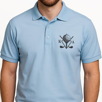 Custom Monogram Golf Polo for Men and Women – Personalized Embroidered Polo Shirt with Initials (Women)