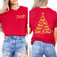 2026 Happy Chinese New Year Horse Shirt, Year Of The Horse 2026 Tee, Chinese New Year Horse Shirt, Front Back