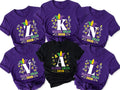 Personalized Monogrammed Family Shirt, Custom Mardi Gras Name Tee, Mardi Gras Family Shirt