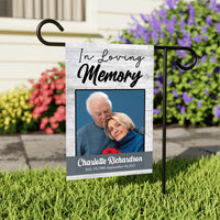 Custom Garden Flag, Memorial Photo Yard Flag, Personalized Garden Flag, Remembrance Garden Decor, Tribute Outdoor Decoration, Family Gift
