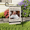 Custom Garden Flag, Memorial Photo Yard Flag, Personalized Garden Flag, Remembrance Garden Decor, Tribute Outdoor Decoration, Family Gift