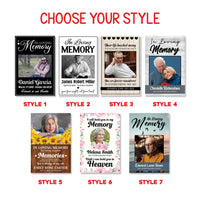 Custom Garden Flag, Memorial Photo Yard Flag, Personalized Garden Flag, Remembrance Garden Decor, Tribute Outdoor Decoration, Family Gift