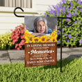 Custom Garden Flag, Memorial Photo Yard Flag, Personalized Garden Flag, Remembrance Garden Decor, Tribute Outdoor Decoration, Family Gift