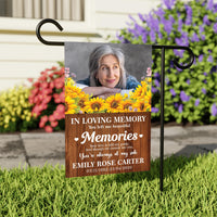 Custom Garden Flag, Memorial Photo Yard Flag, Personalized Garden Flag, Remembrance Garden Decor, Tribute Outdoor Decoration, Family Gift