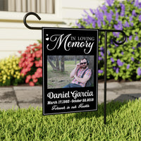 Custom Garden Flag, Memorial Photo Yard Flag, Personalized Garden Flag, Remembrance Garden Decor, Tribute Outdoor Decoration, Family Gift