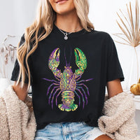 Louisiana Crawfish Shirt, Mardi Gras Crawfish Tee, Louisiana Mardi Gras Shirt