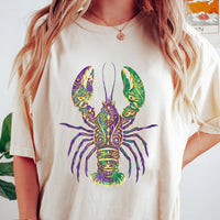 Louisiana Crawfish Shirt, Mardi Gras Crawfish Tee, Louisiana Mardi Gras Shirt