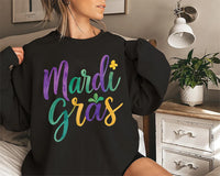 Mardi Gras Sweatshirt, Mardi Gras Tee, Mardi Gras Festival Shirt, Mardi Gras Celebration Sweatshirt