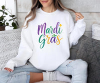 Mardi Gras Sweatshirt, Mardi Gras Tee, Mardi Gras Festival Shirt, Mardi Gras Celebration Sweatshirt