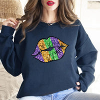 Mardi Gras Sweatshirt, Mardi Gras Tee, Mardi Gras Festival Shirt, Mardi Gras Celebration Top, Carnival Season Sweatshirt