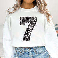 Six Seven 67 Sweatshirt, Funny 6 7 Shirt, Cool Matching Meme Sweatshirt
