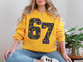 67 Mardi Gras Sweatshirt, Mardi Gras 67 Number Shirt, Trendy Festival Sweatshirt