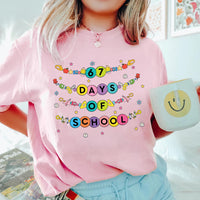 67 Days of School Shirt, I Survived 67 Days of School Shirt, Six Seven Teacher Graphic Tee