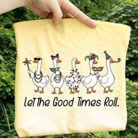 Mardi Gras Silly Goose Shirt, Coquette Style Carnival Shirt, Fat Tuesday Celebration Tee