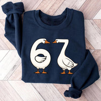 Funny 67 Goose Sweatshirt, Silly Brain Rot Teacher Shirt, Goose Brainrot Sweatshirt