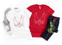 Personalized Couple Shirt, Anniversary Shirt, Engagement Honeymoon Tee, Wedding Anniversary Custom Date Name Shirt