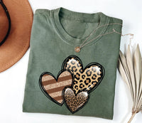 Valentine’s Day Shirt, Leopard Heart Valentine Tee, Cute Valentine’s Day Gift, Gift for Her