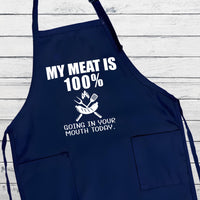 Bold Grill Master Apron, Funny BBQ Cooking Apron for Men, Chef Kitchen Apron with Adjustable Neck, Husband Gift, Birthday Gift for Him