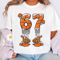 Trendy 67 Basketball Drip Shirt, Six Seven Shirt, Cool 67 Sports Tee