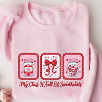 My Class Is Full Of Sweethearts Sweatshirt, Valentine Teacher Shirt, Cute Classroom Love Sweatshirt