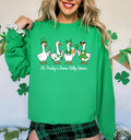 St Paddy’s Same Silly Goose Sweatshirt, Funny St Patrick’s Goose Shirt, Cute Shamrock Goose Sweatshirt