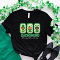 Dachshund Through the Clovers Shirt, St Patrick’s Dachshund Shirt, Cute Irish Dog Tee