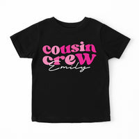 Personalized Groovy Cousin Crew Shirt, Custom Matching Cousins Shirt, Cousin Trip Tee, Cousin Crew Toddler Shirt, Unisex Cousin Shirt