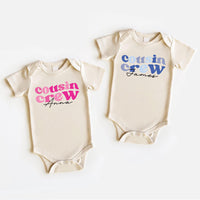 Personalized Groovy Cousin Crew Shirt, Custom Matching Cousins Shirt, Cousin Trip Tee, Cousin Crew Toddler Shirt, Unisex Cousin Shirt