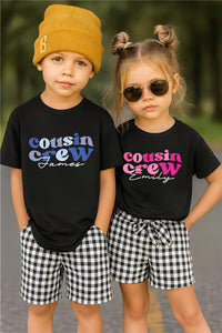 Personalized Groovy Cousin Crew Shirt, Custom Matching Cousins Shirt, Cousin Trip Tee, Cousin Crew Toddler Shirt, Unisex Cousin Shirt