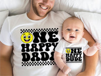 One Happy Dude Birthday Shirt, Matching Family Outfit Shirt, Cute Birthday Dude Tee