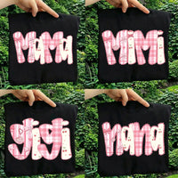 Custom Mama Gigi Mimi Nana Valentine Letters Shirt, Valentine Mama Tee, Preppy Valentine Heart Shirt