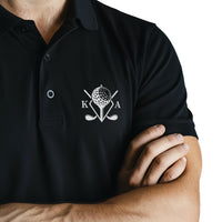 Custom Monogram Golf Polo for Men and Women – Personalized Embroidered Polo Shirt with Initials (Women)