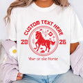 The Year Of The Horse Shirt, Chinese New Year Horse Tee, Happy Lunar New Year Top, 2026 New Year Shirt, Happy New Year Horse Design