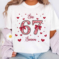 67 Valentine’s Day Shirt, Funny 6-7 Meme Shirt, Cute Couple Tee