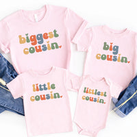 Big Cousin Retro Shirt, Biggest Cousin Shirt, Retro Cousin Tee