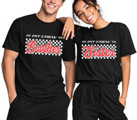 Custom Pit Crew Birthday Shirt, Retro Pit Crew Family Shirt, Race Car Birthday Tee