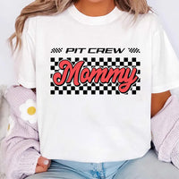 Custom Pit Crew Birthday Shirt, Retro Pit Crew Family Shirt, Race Car Birthday Tee