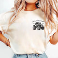 Custom Farm Name Tractor Shirt, Family Farmer Matching Shirt, Farming Family Christmas Tee