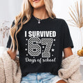 I Survived 67 Days of School Shirt, Funny 67 Days Shirt, Cute School Days Tee