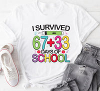 100 Days of School Shirt, Funny Six Seven Shirt, 100 Days Celebration Tee, Back to School Shirt