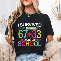 100 Days of School Shirt, Funny Six Seven Shirt, 100 Days Celebration Tee, Back to School Shirt