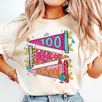 100 Days of School Shirt, Fun 100 Day Shirt, Back to School Gift, Teacher Appreciation, Student Celebration Tee