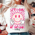67th Day of School Vibes Sweatshirt, Smile Face 67 Shirt, Six Seven Meme Sweatshirt