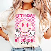 67th Day of School Vibes Shirt, Smile Face 67 Shirt, Six Seven Meme Tee