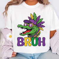 67 Bruh Shirt, Mardi Gras Gator Shirt, Funny 67 Alligator Tee