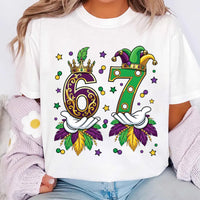 67 Mardi Gras Shirt, Mardi Gras Royal Number Shirt, Funny 67 Carnival Tee
