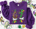 67 Mardi Gras Sweatshirt, Mardi Gras Royal Number Shirt, Funny 67 Carnival Sweatshirt